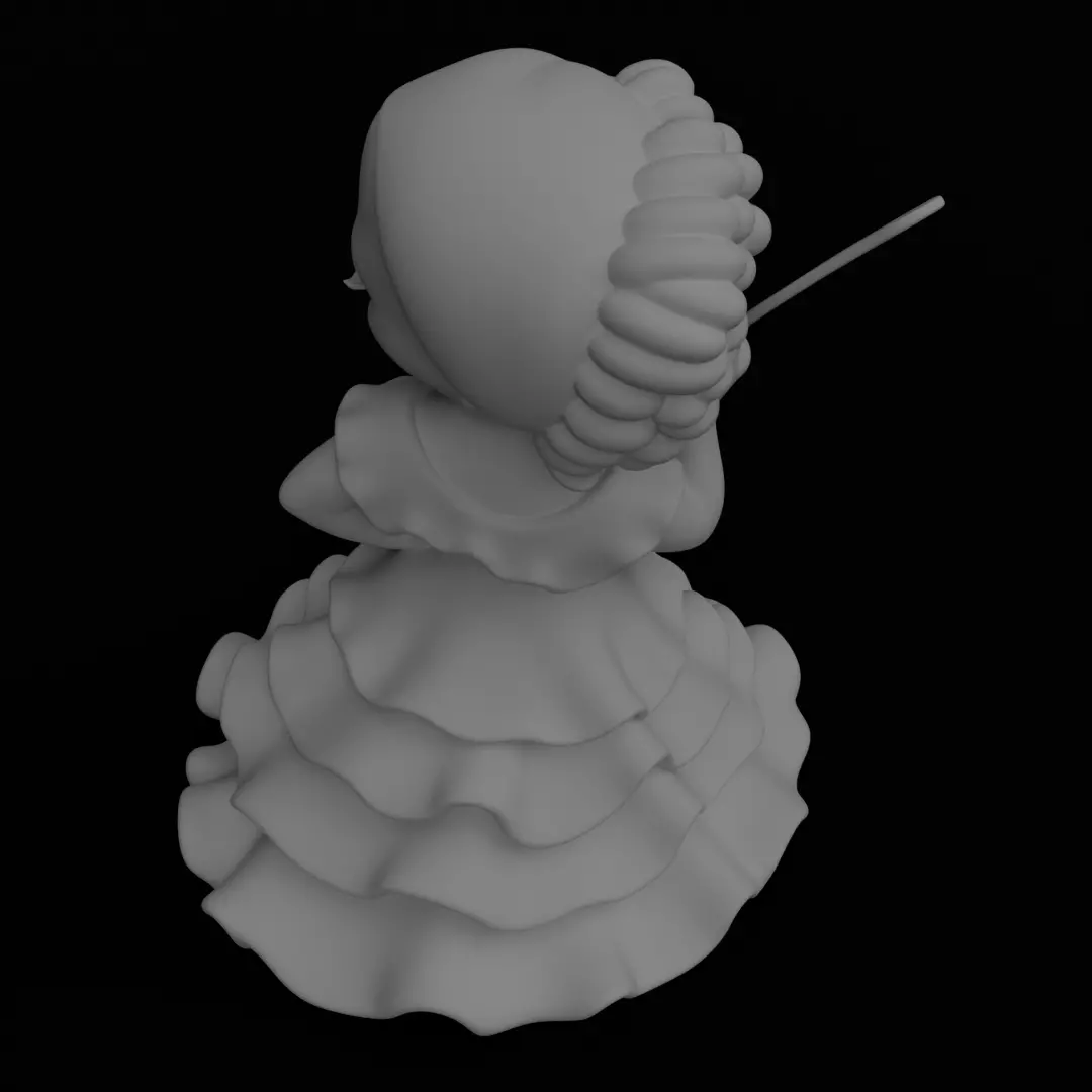 Prosciuttina Senora New Brainrot figurine Model for 3D printing 3D print model_10