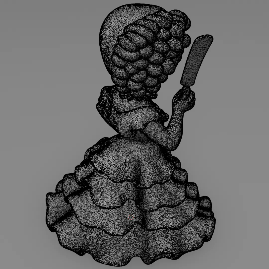 Prosciuttina Senora New Brainrot figurine Model for 3D printing 3D print model_16