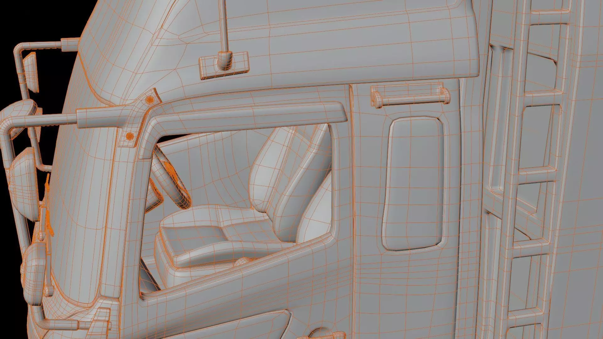 Hino Profia Dump Truck 3D model_18