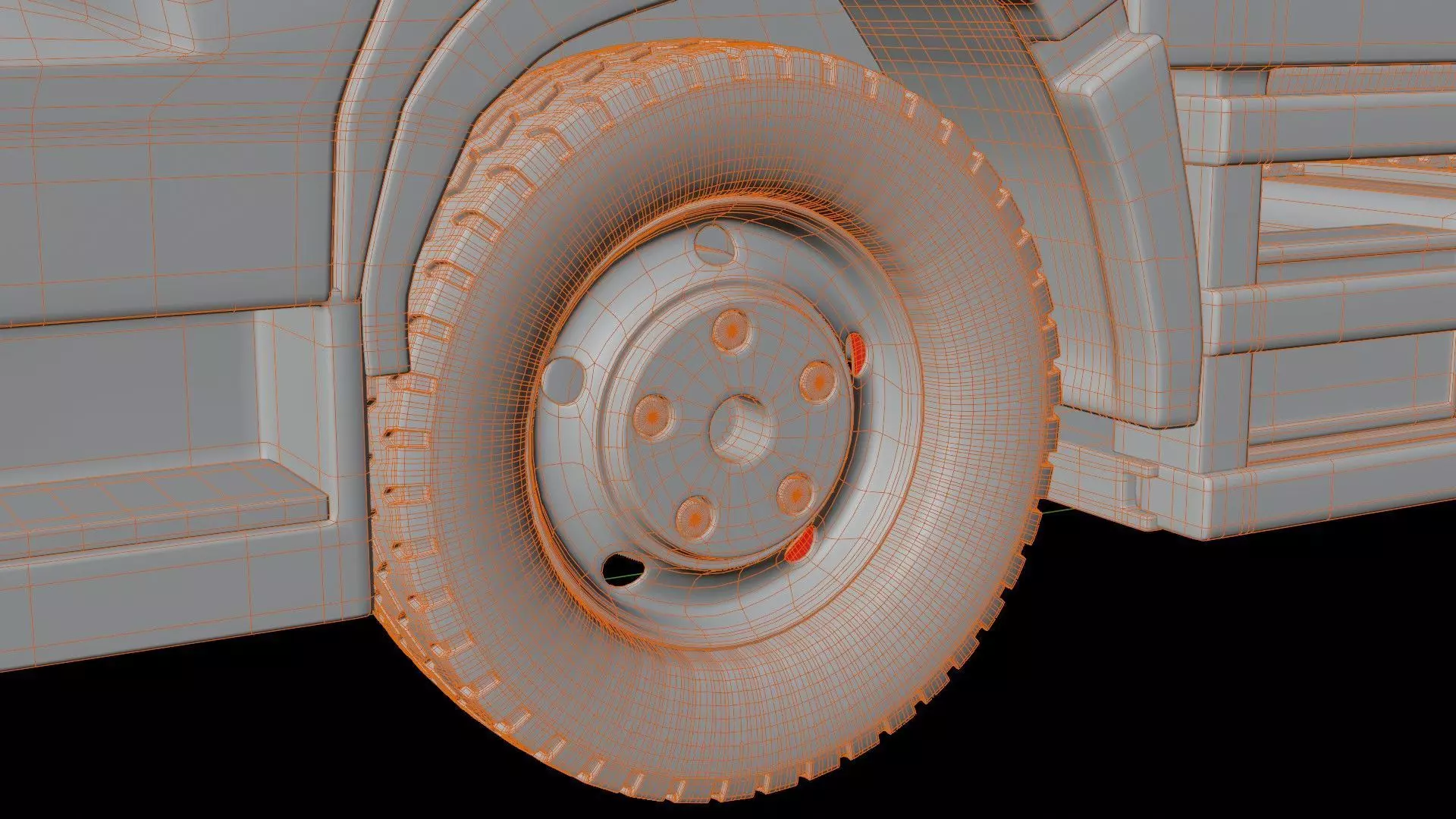 Hino Profia Dump Truck 3D model_19