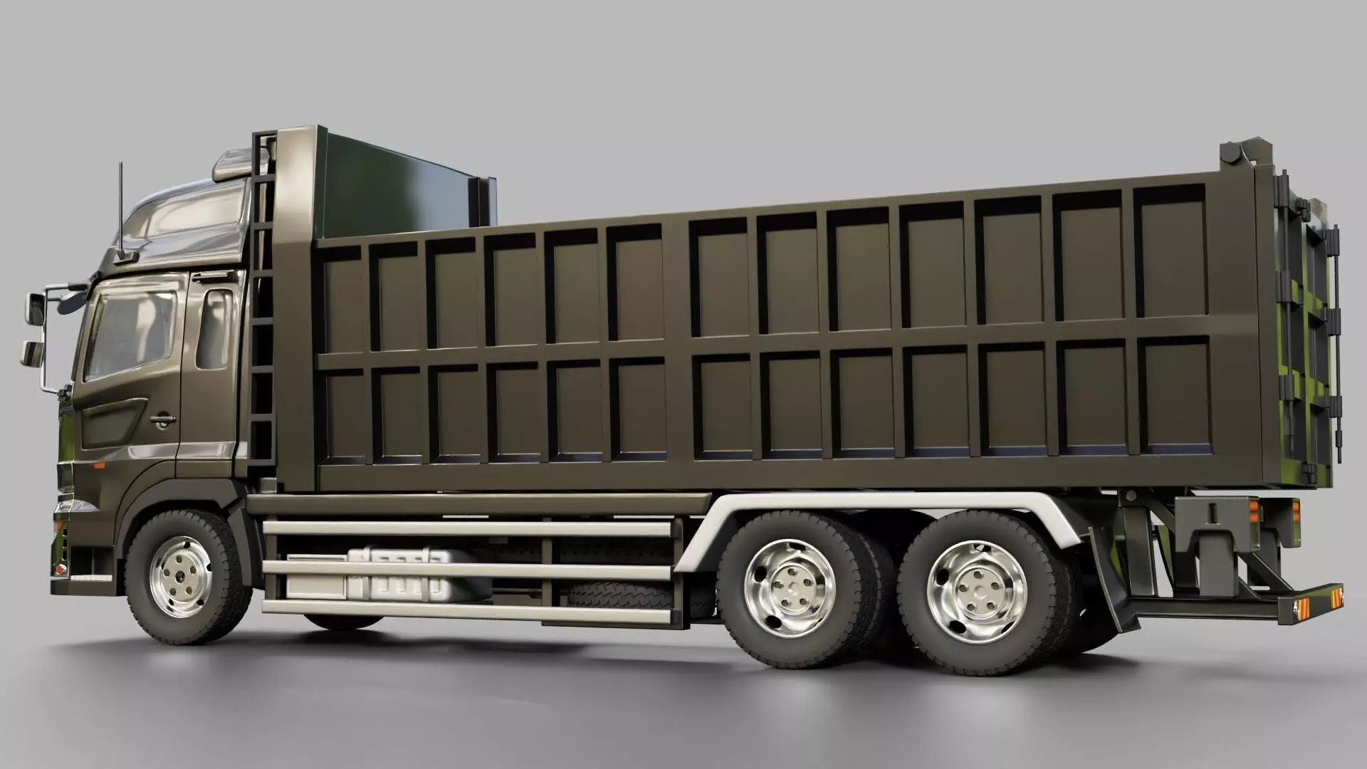 Hino Profia Dump Truck 3D model_13