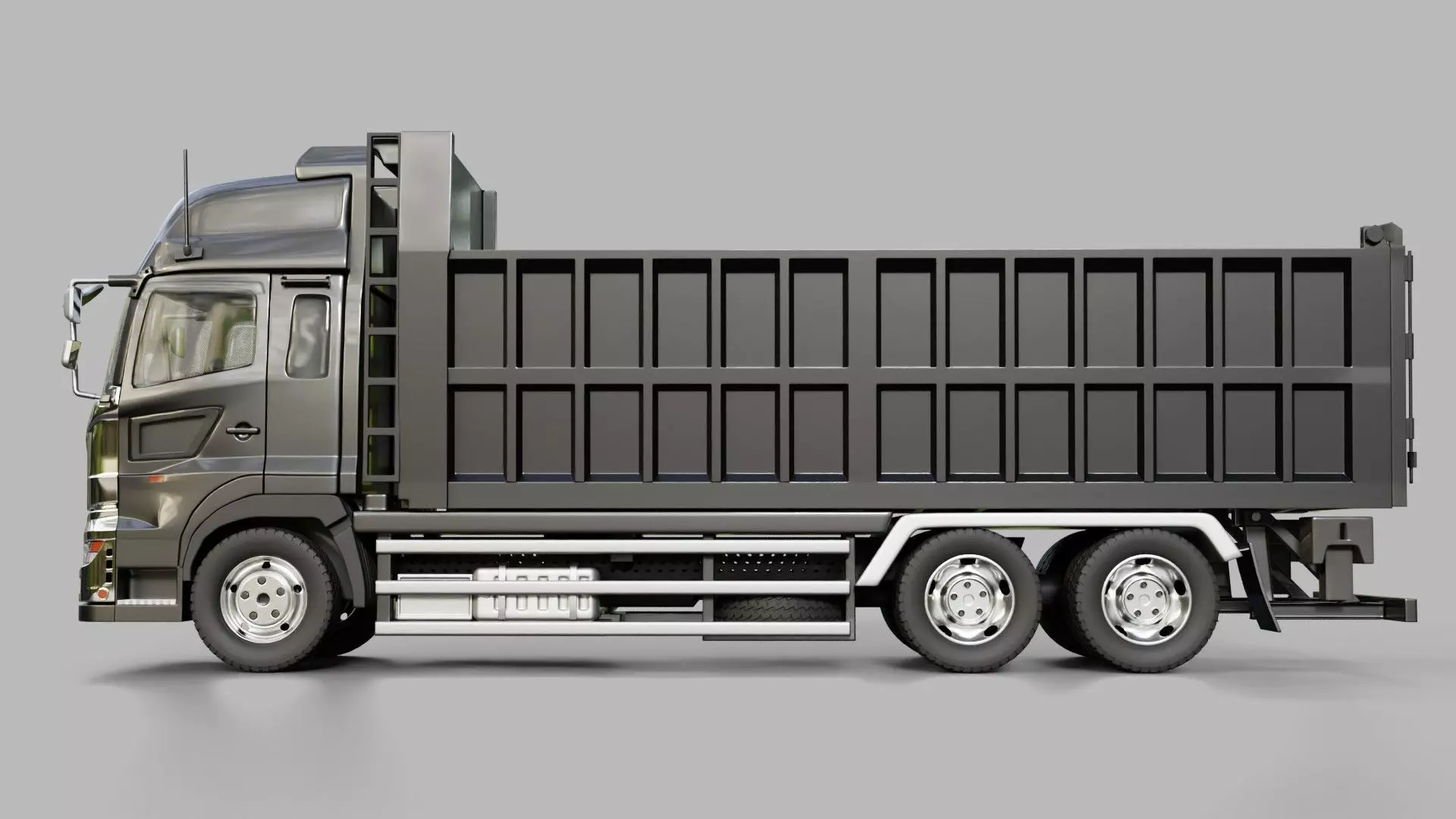 Hino Profia Dump Truck 3D model_16