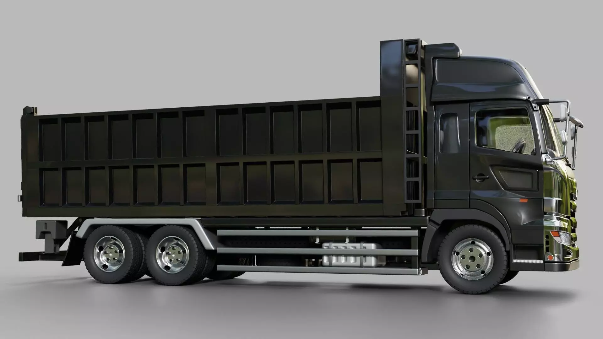 Hino Profia Dump Truck 3D model_14