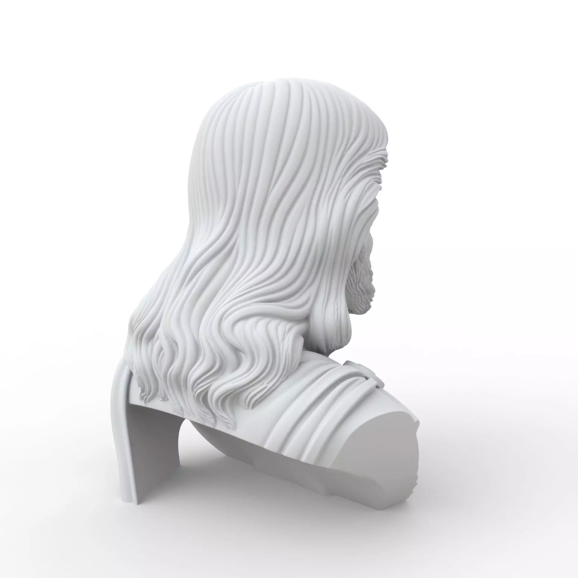 Jesus Christ Bust Jesus Christ Bust 3D Model for Printing 3D print model_22