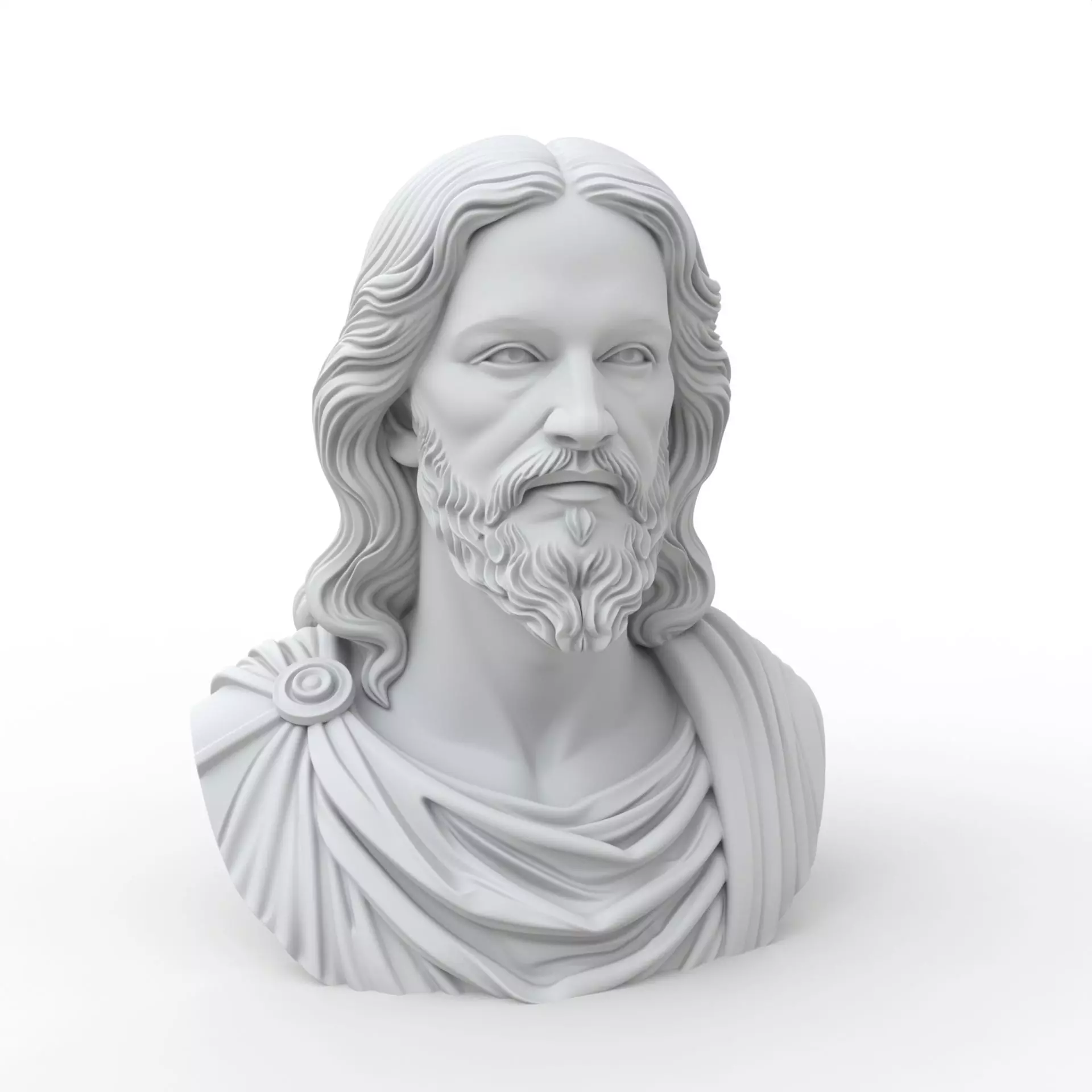 Jesus Christ Bust Jesus Christ Bust 3D Model for Printing 3D print model_32