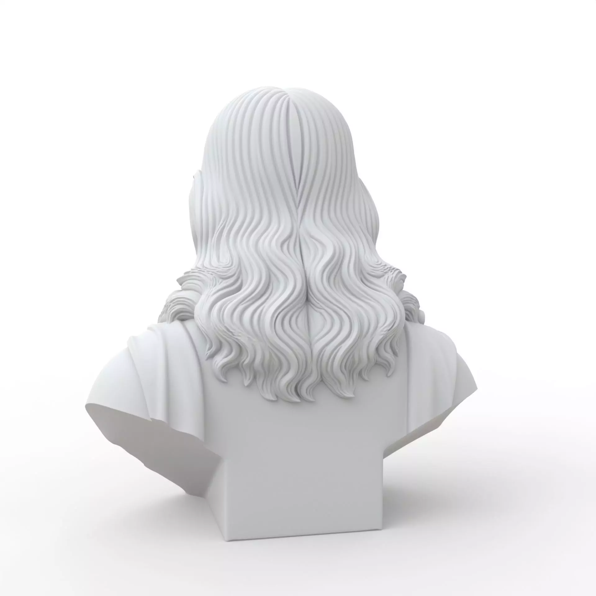 Jesus Christ Bust Jesus Christ Bust 3D Model for Printing 3D print model_19