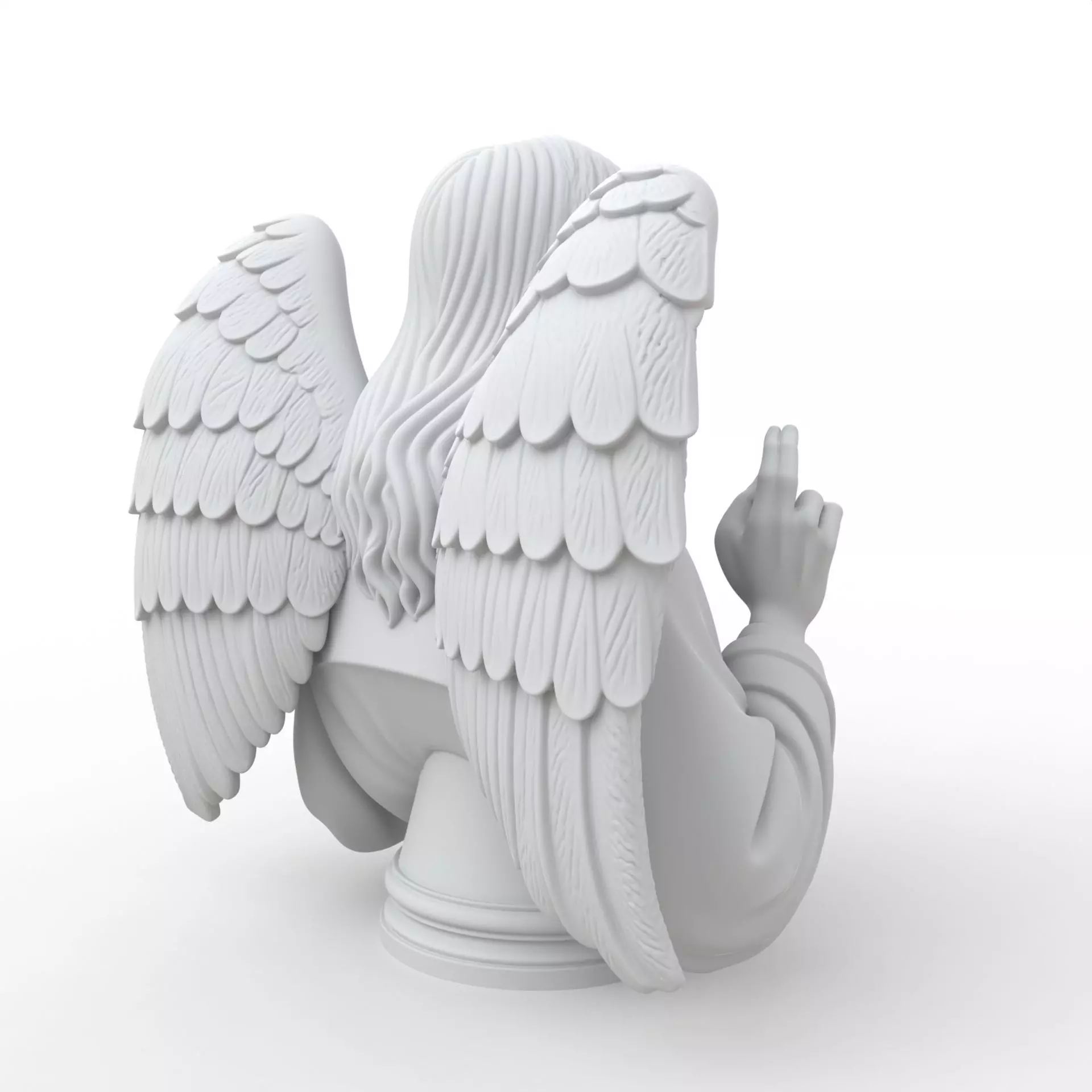 Jesus Christ Bust Jesus Christ Bust 3D Model for Printing 3D print model_20