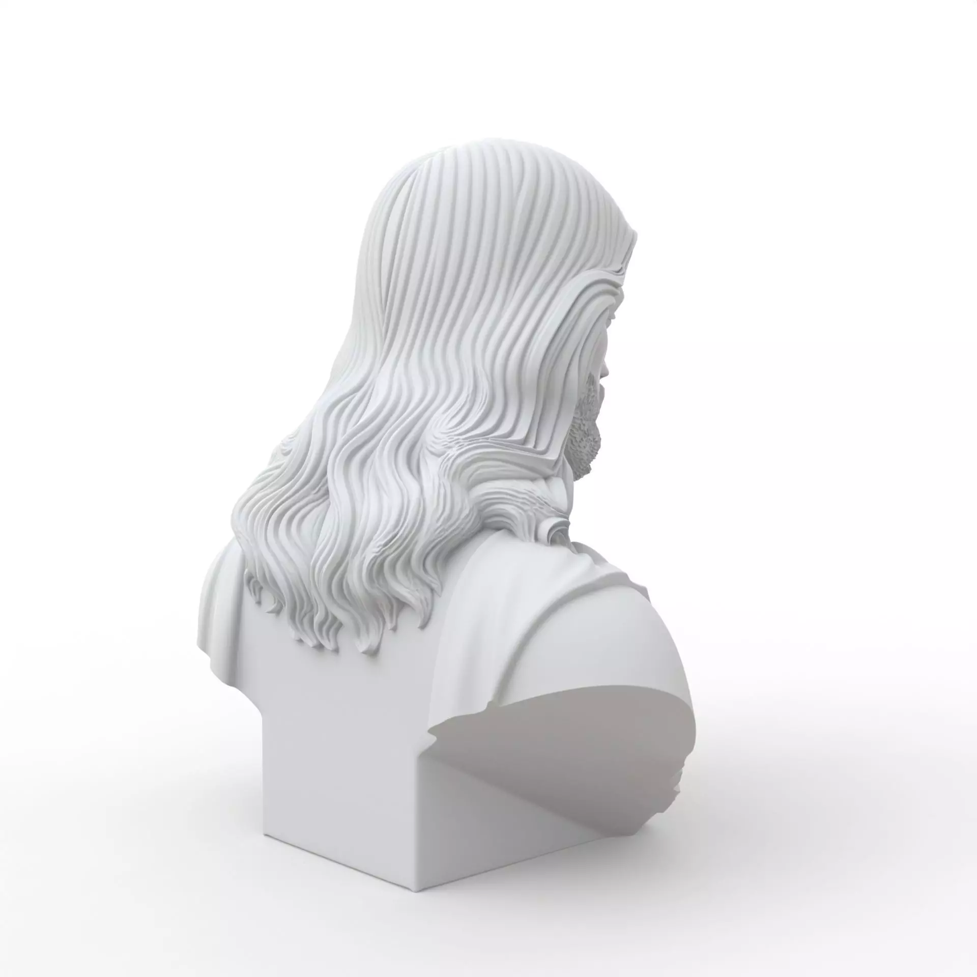 Jesus Christ Bust Jesus Christ Bust 3D Model for Printing 3D print model_21