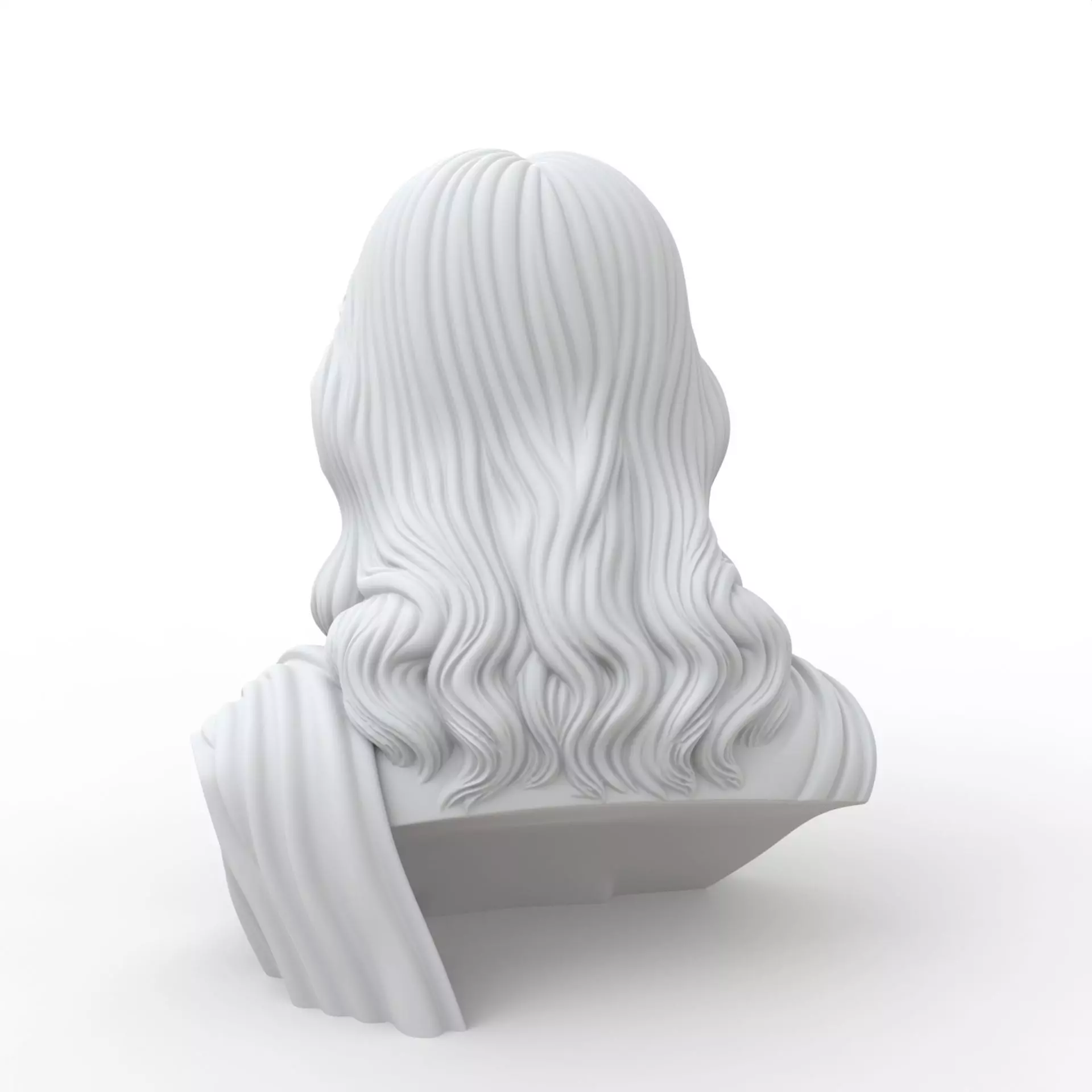 Jesus Christ Bust Jesus Christ Bust 3D Model for Printing 3D print model_17