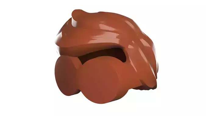 Custom3Dprint Minifigure Accessory - Minifigure Hair S2 - 067