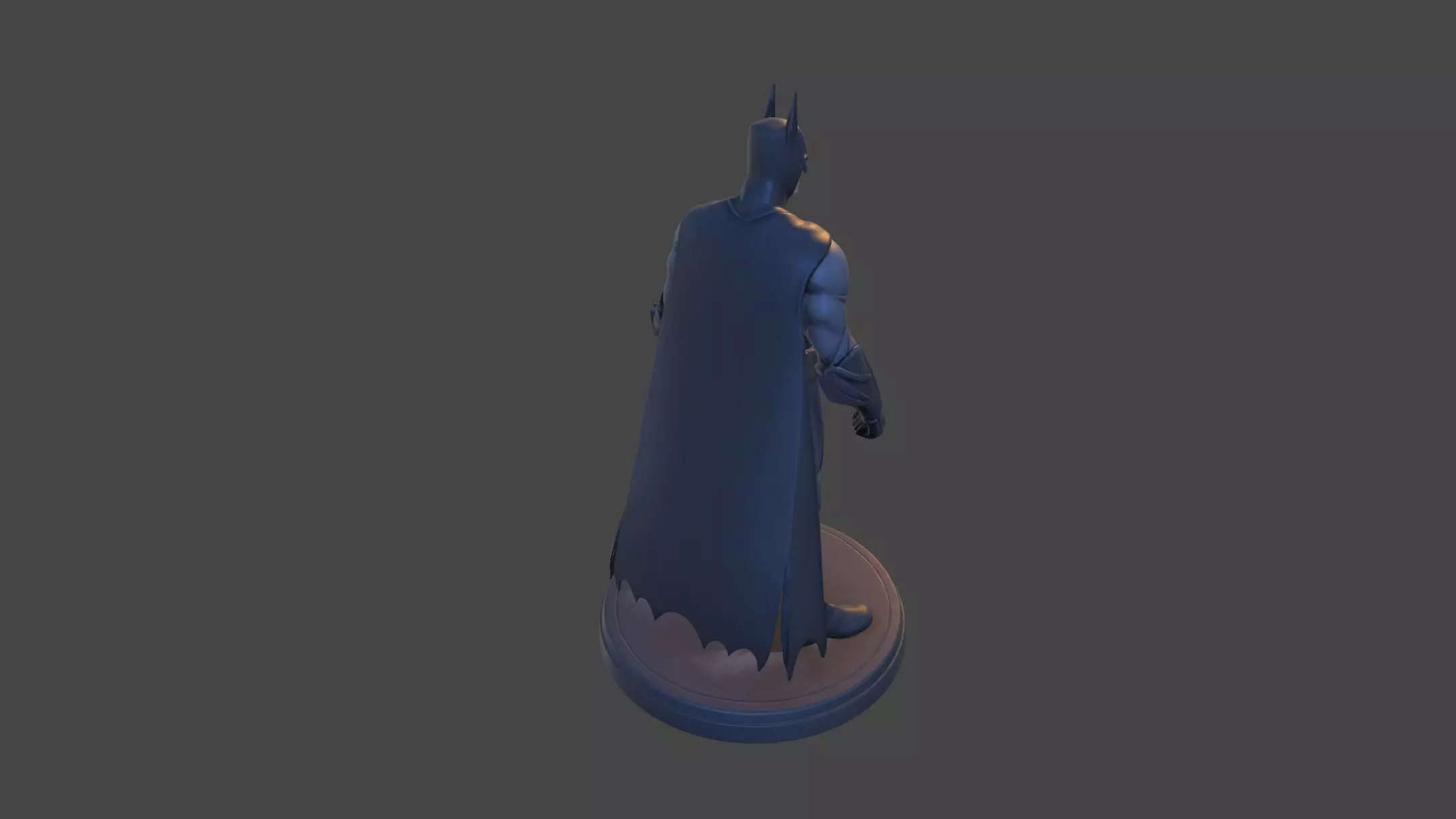 Dark Vigilante  High Poly 3D Print Figurine 3D print model_5