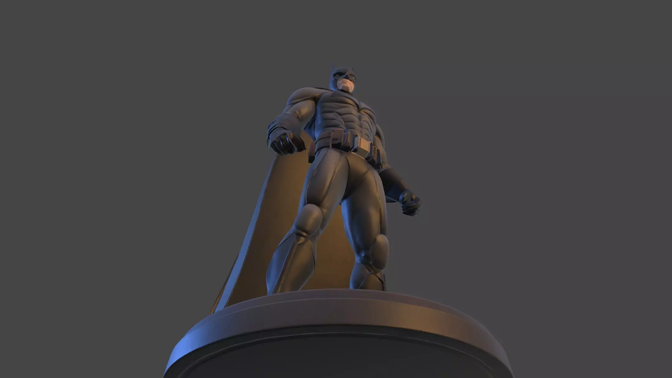 Dark Vigilante  High Poly 3D Print Figurine 3D print model_18