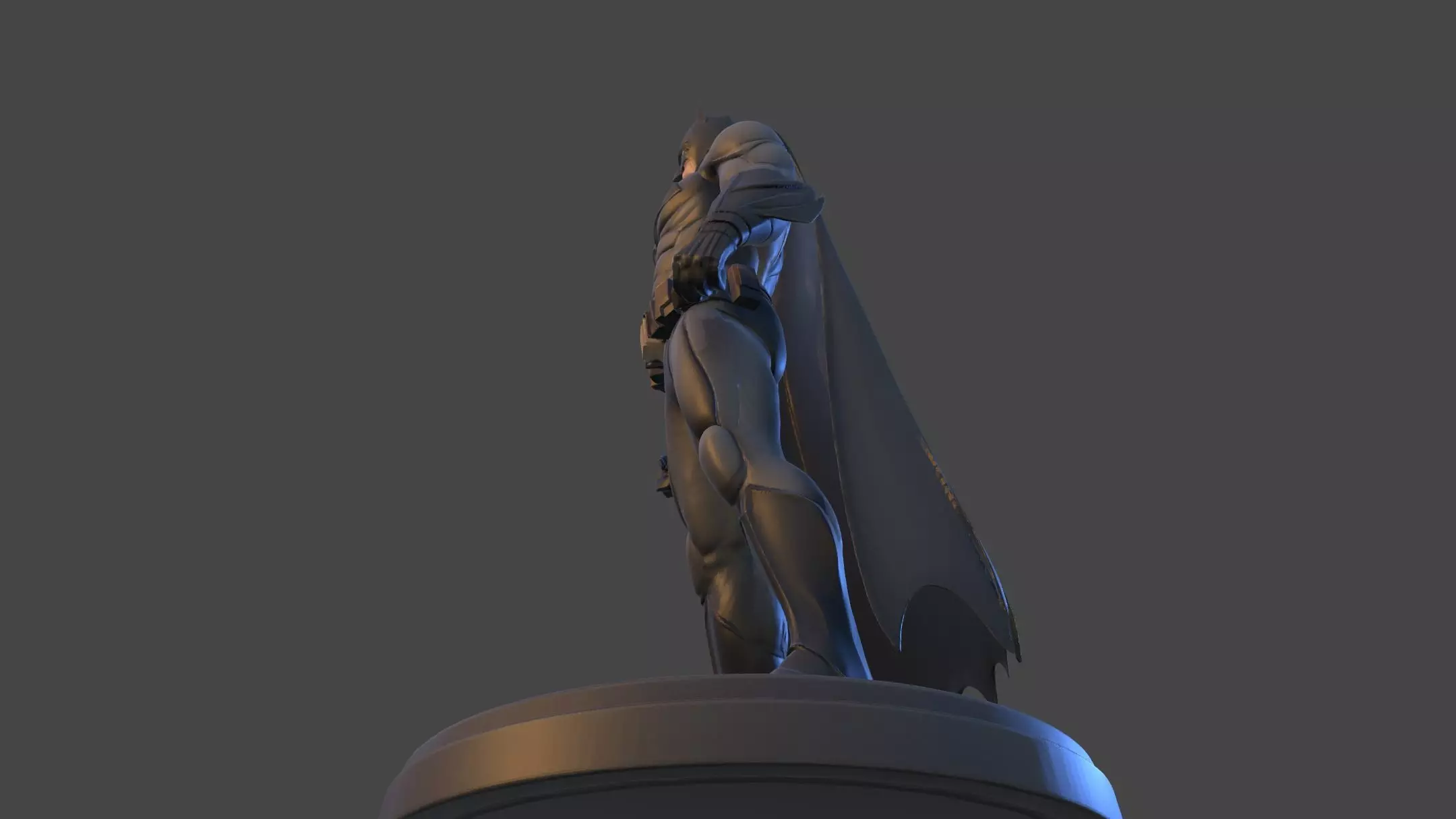 Dark Vigilante  High Poly 3D Print Figurine 3D print model_16