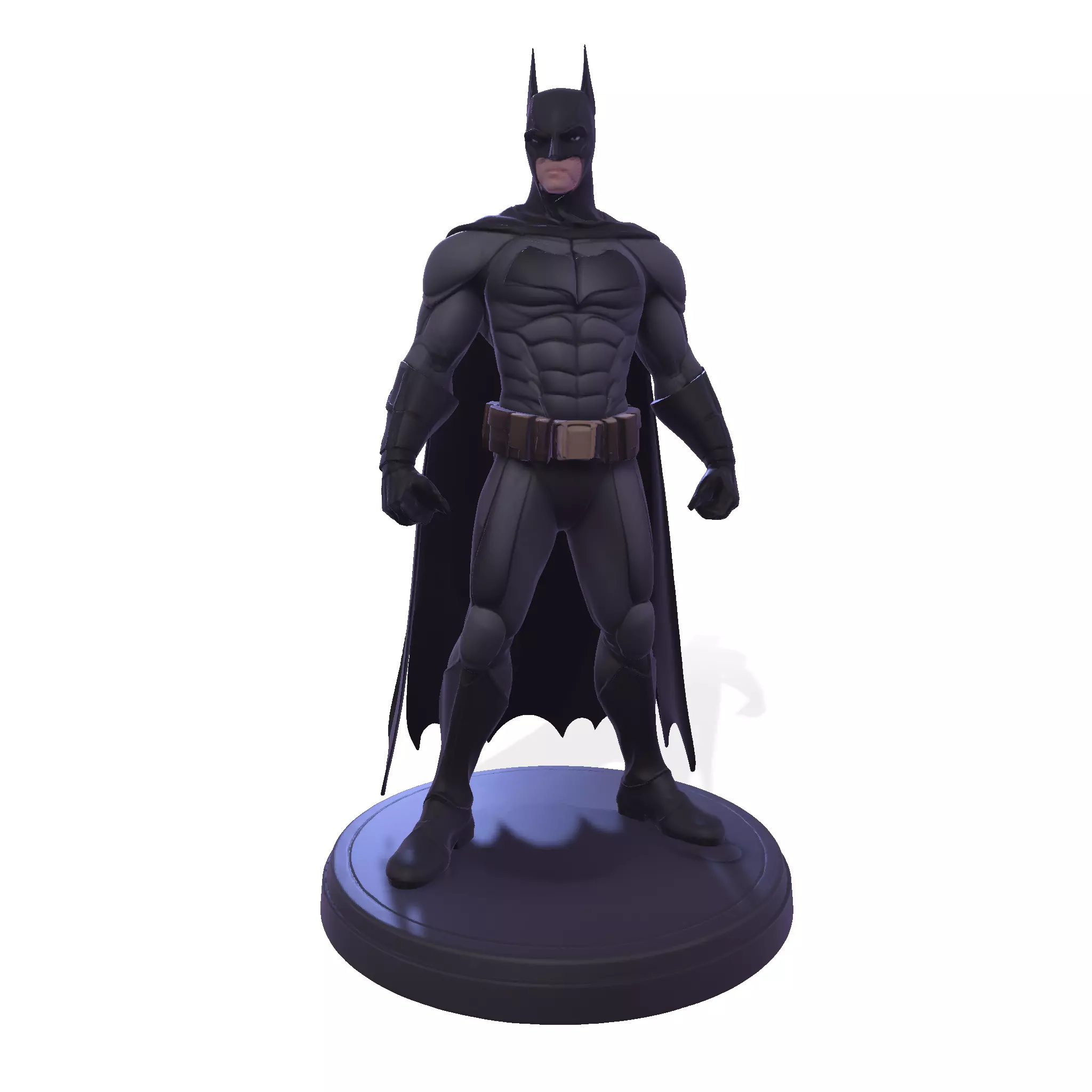 Dark Vigilante  High Poly 3D Print Figurine 3D print model_0