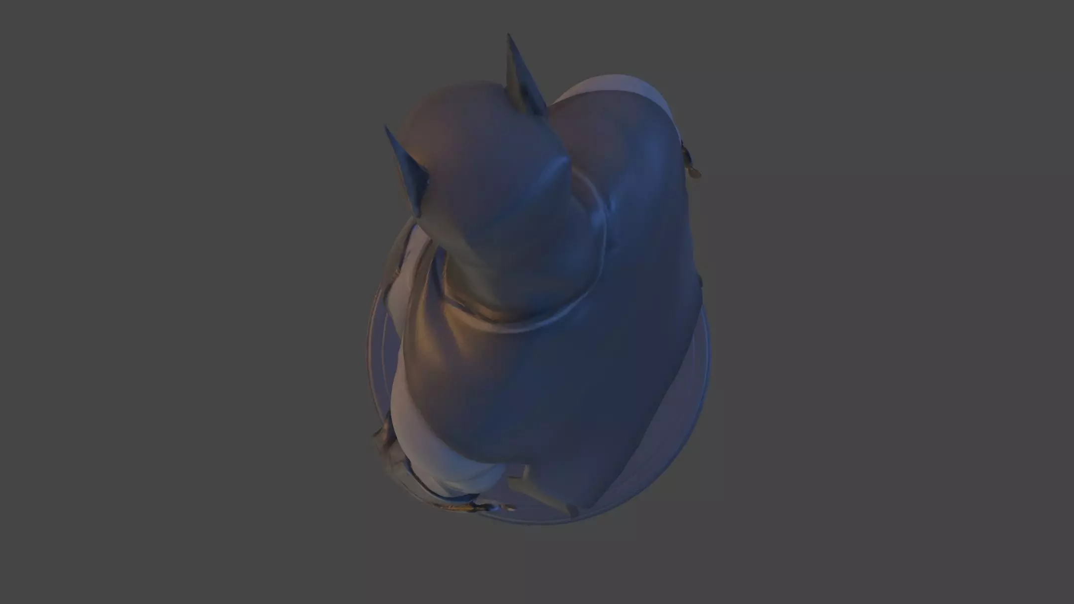 Dark Vigilante  High Poly 3D Print Figurine 3D print model_13