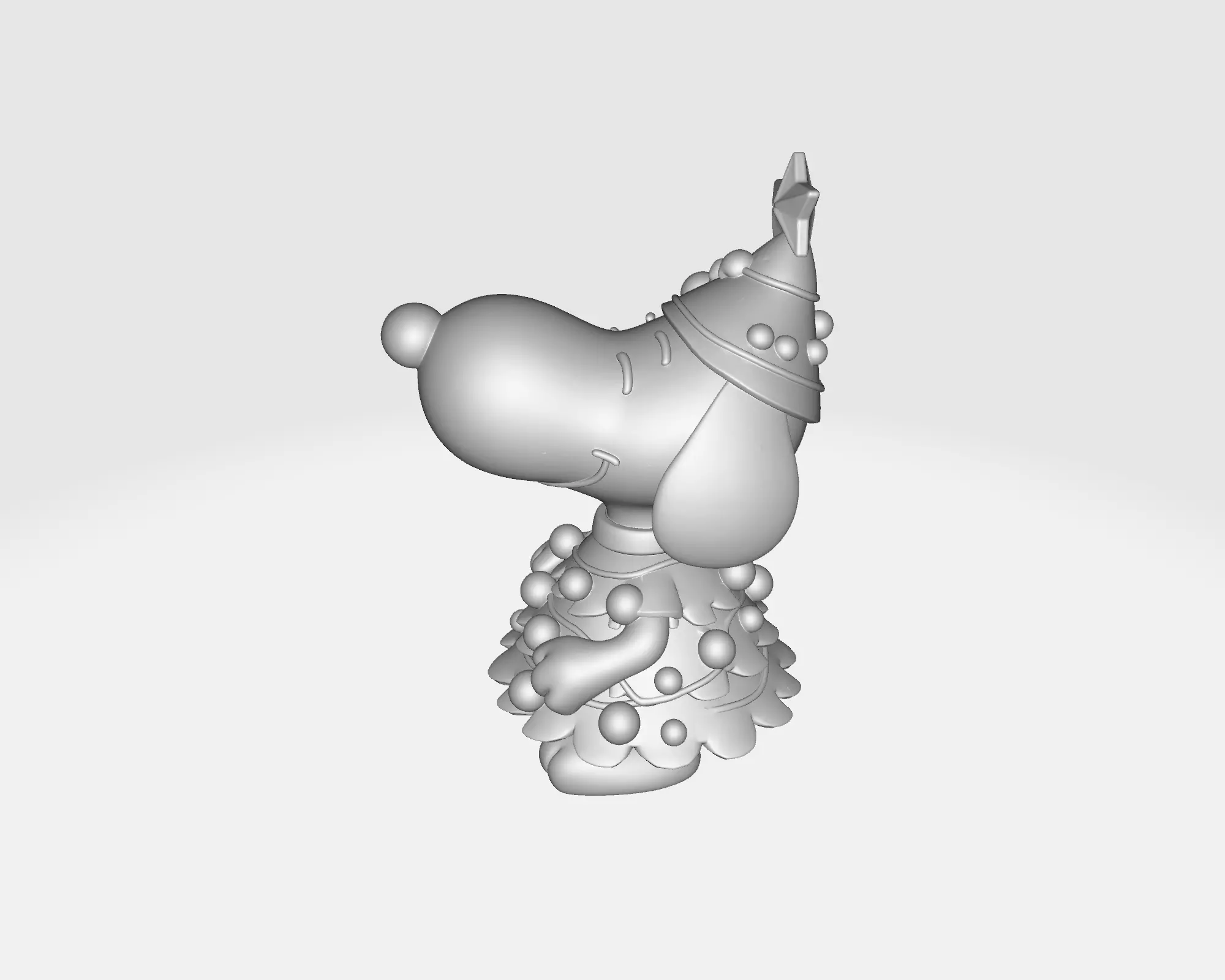 Enesco Jim Shore Snoopy Christmas Tree 3D Print 3D print model_3