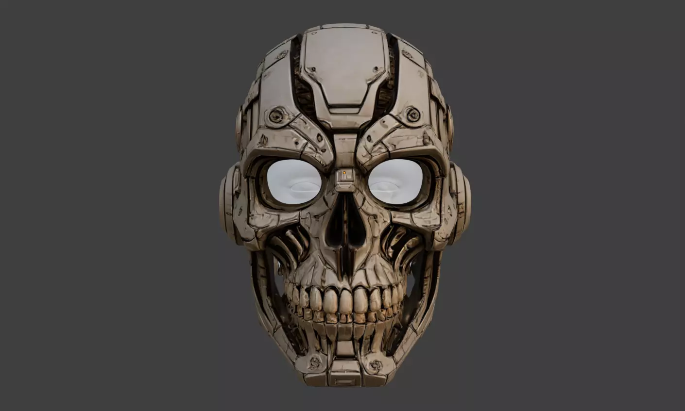 CYBORG MASK HELMET 3D print model
