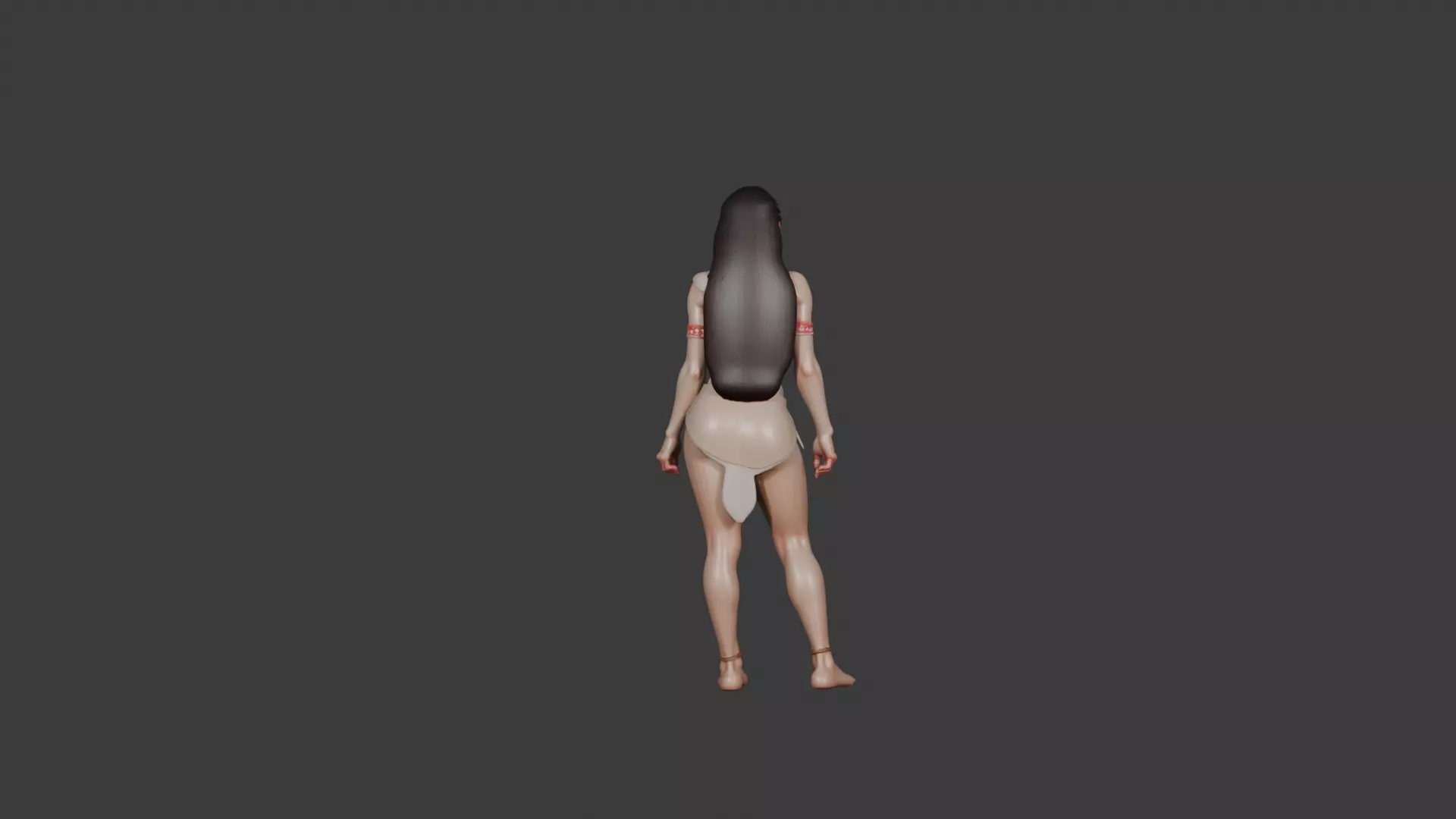 Pocahontas  3D Character Model  3D model_1