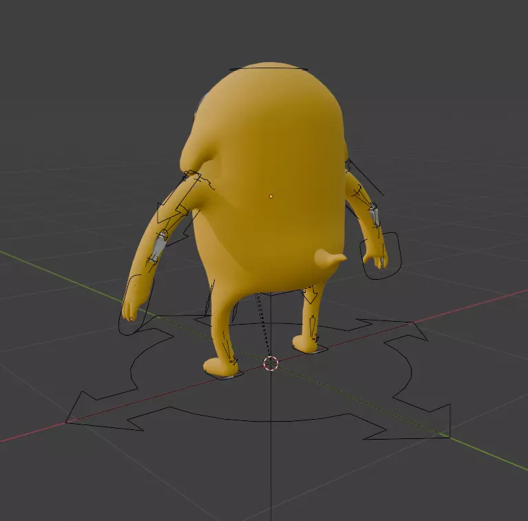Jake the Dog Adventure Time Free low-poly 3D model_2
