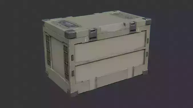 Olive Military Storage Container