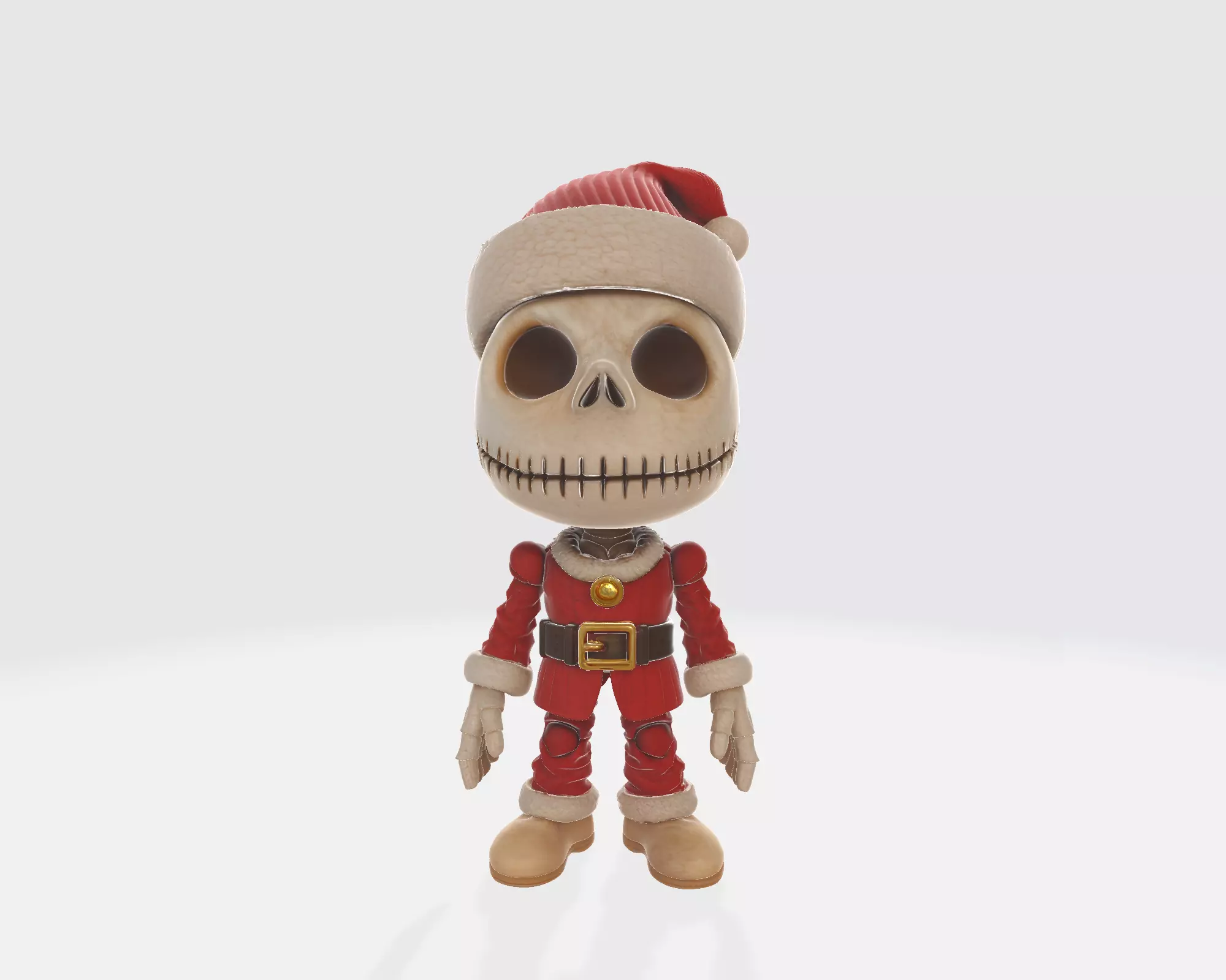 Jack Skellington Santa Claus Print Nightmare Before Christmas  3D print model_5