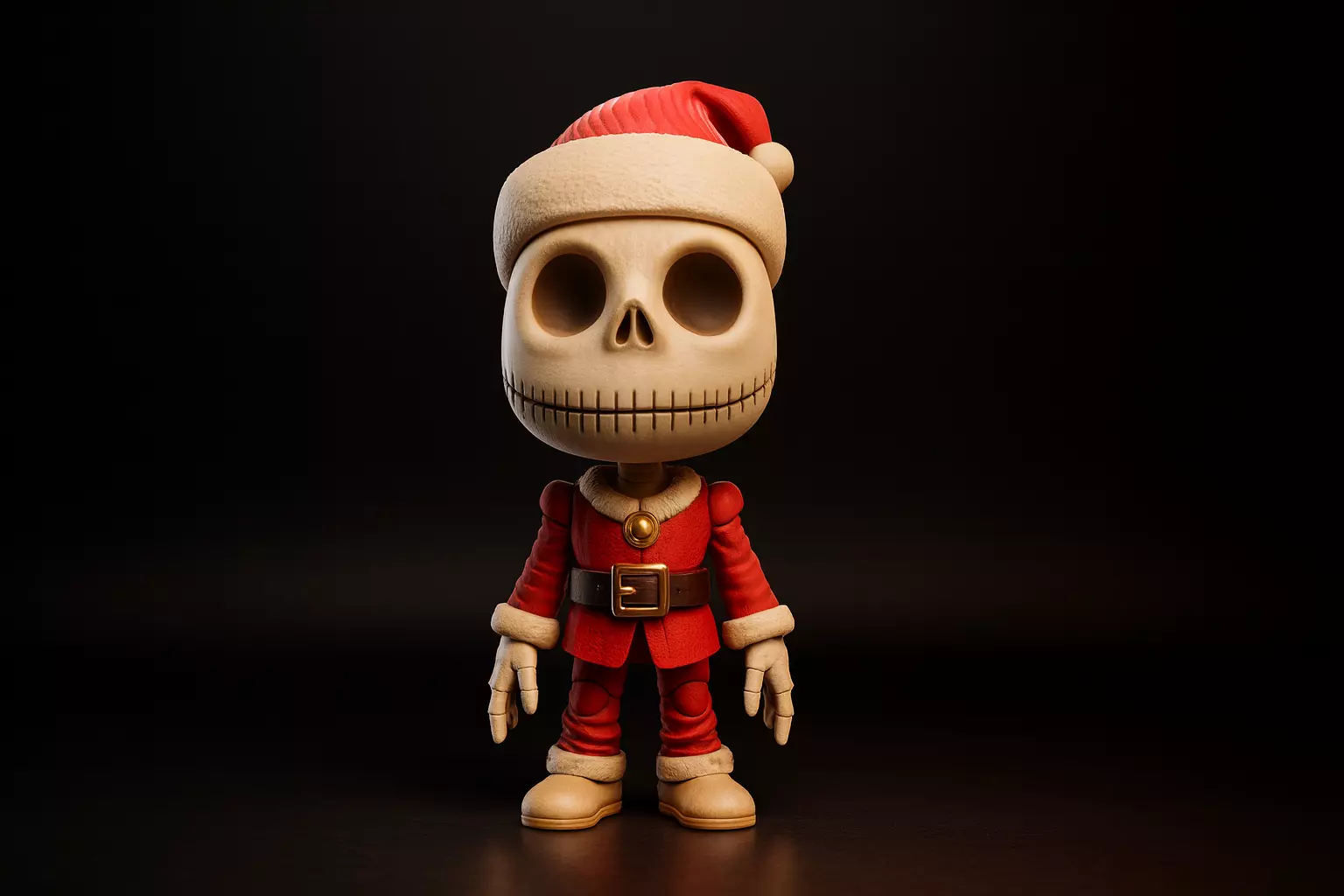 Jack Skellington Santa Claus Print Nightmare Before Christmas  3D print model_0