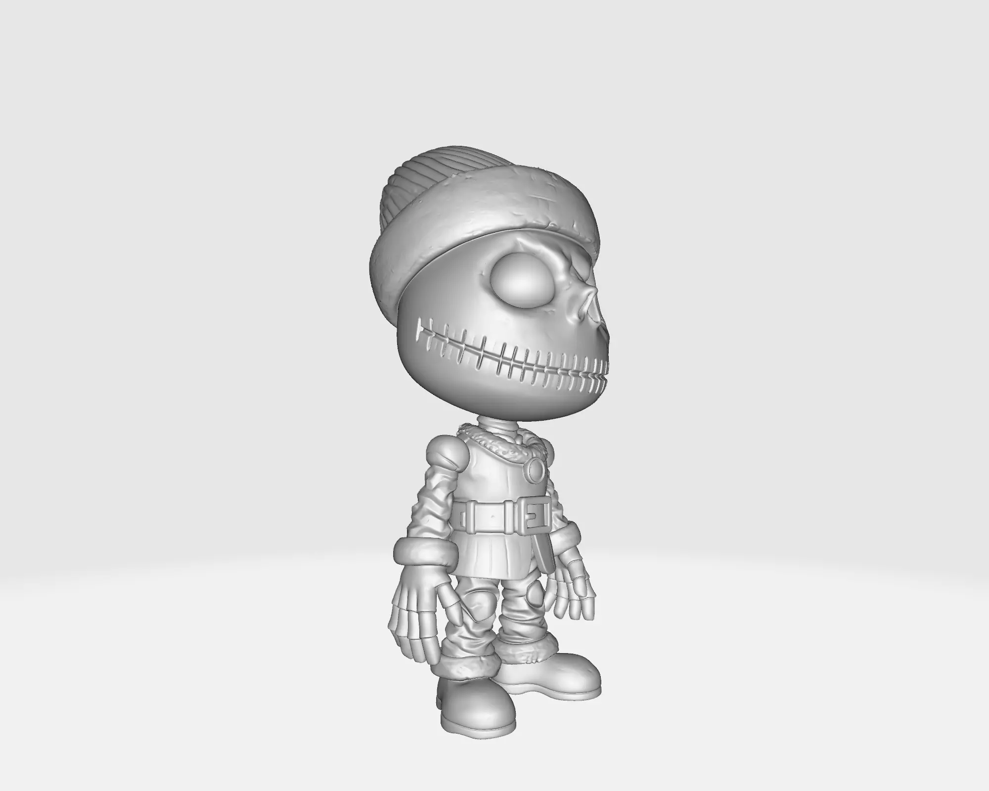 Jack Skellington Santa Claus Print Nightmare Before Christmas  3D print model_4