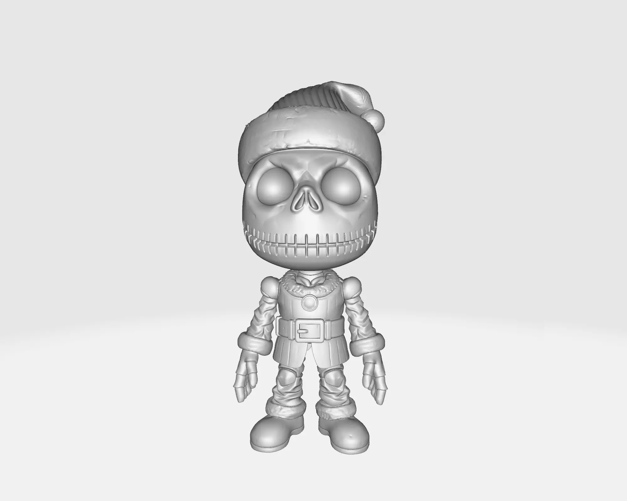 Jack Skellington Santa Claus Print Nightmare Before Christmas  3D print model_1