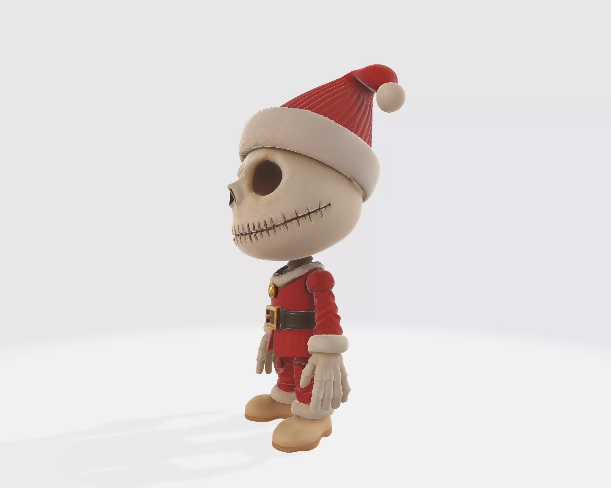 Jack Skellington Santa Claus Print Nightmare Before Christmas  3D print model_6