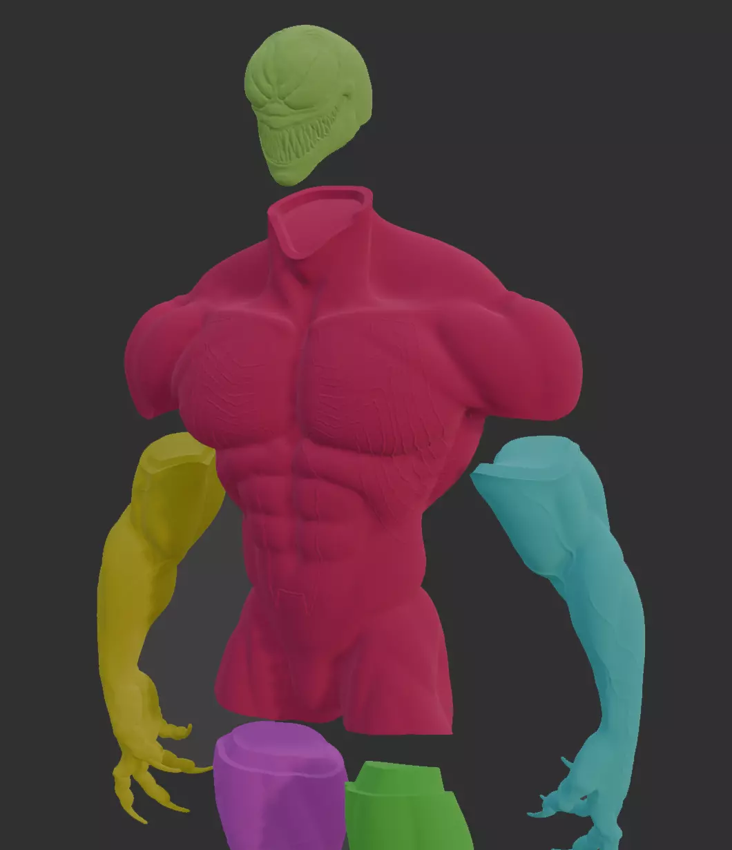 Venom 3D print model_27