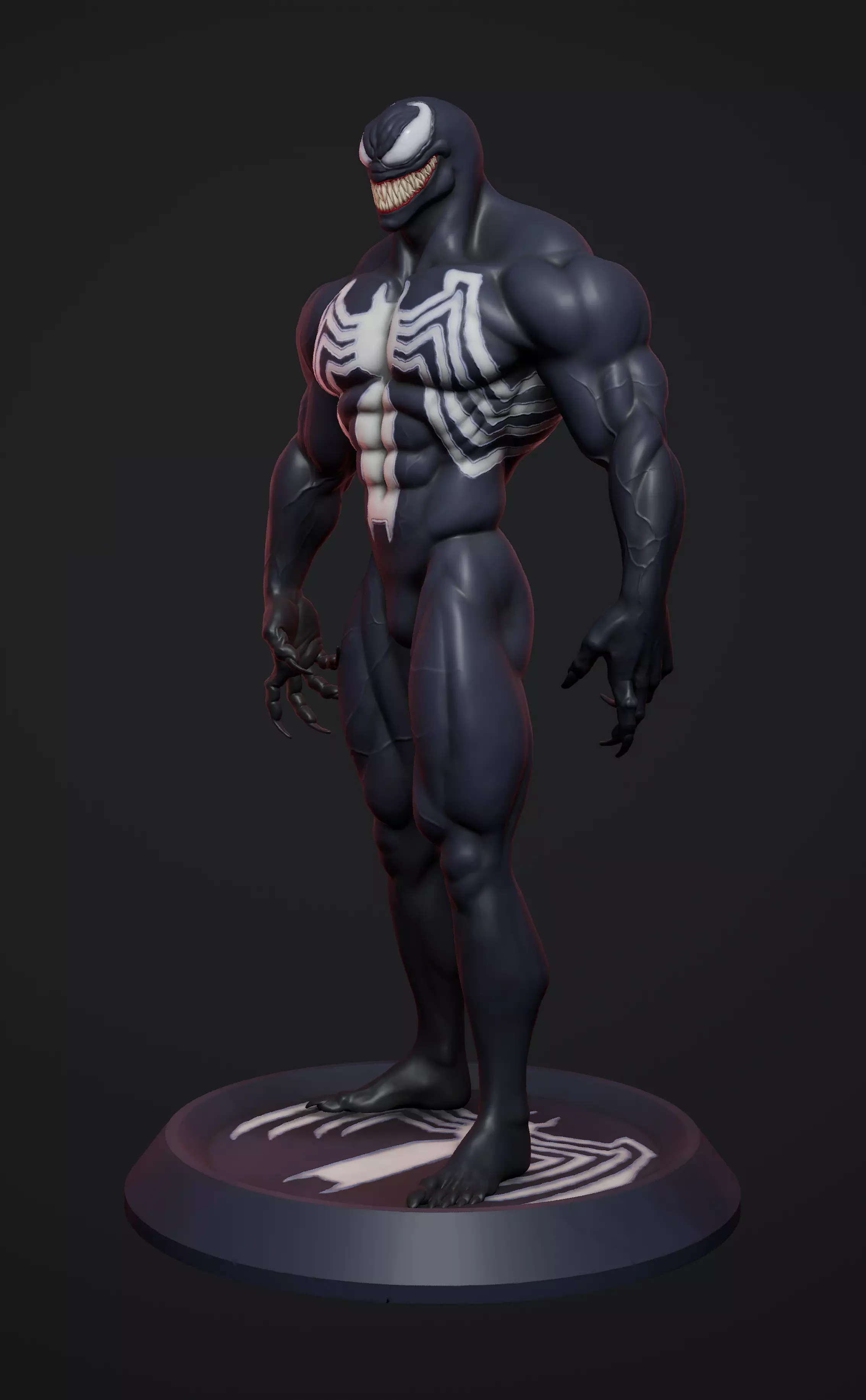 Venom 3D print model_4