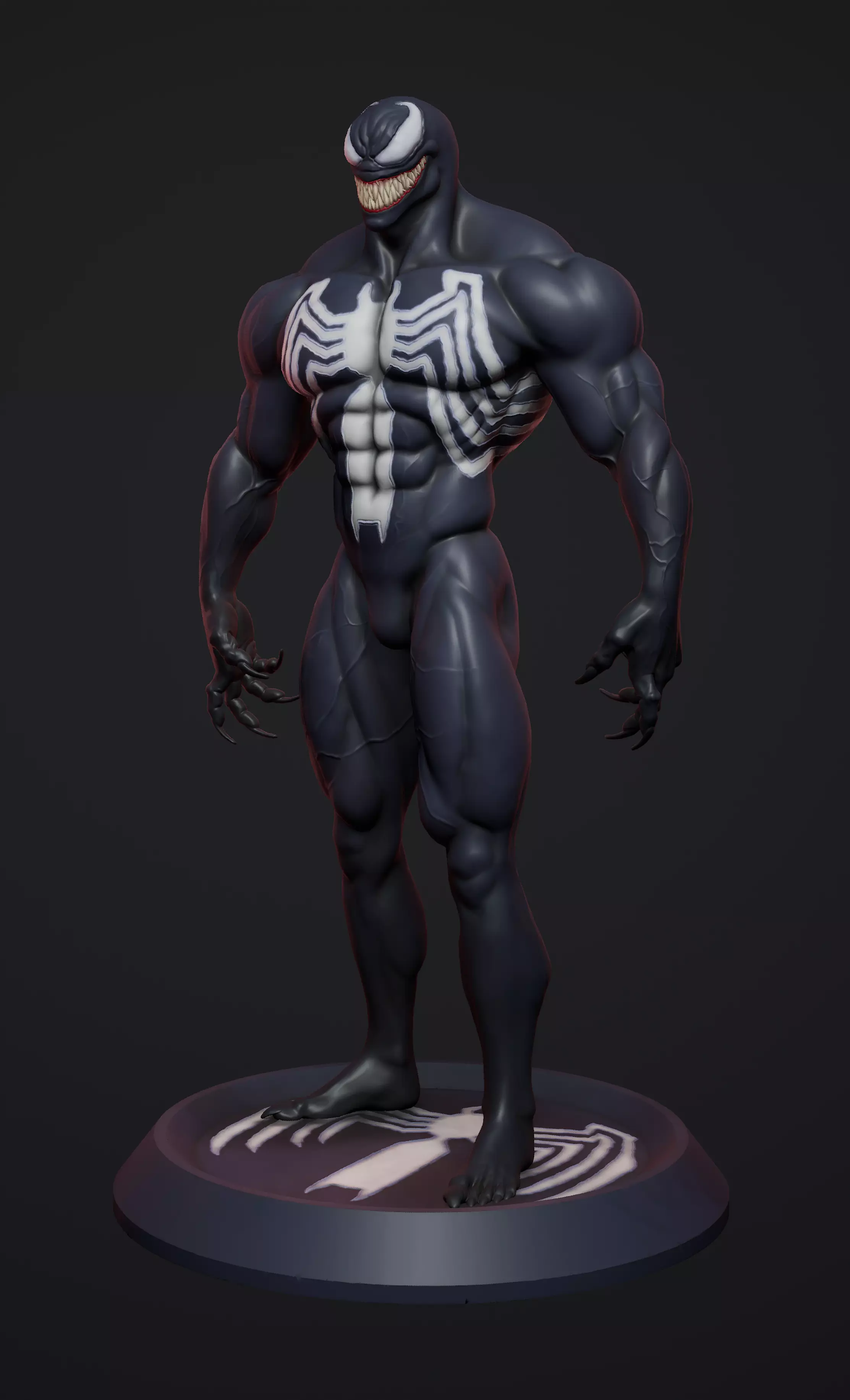 Venom 3D print model_3