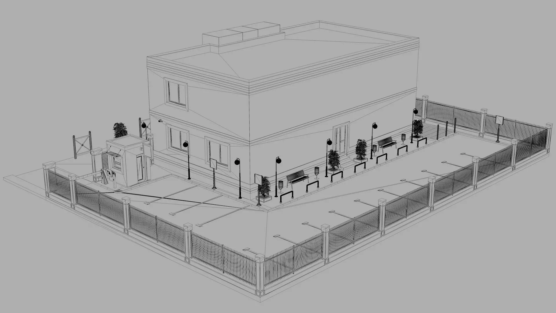 Police Station 3D model_17