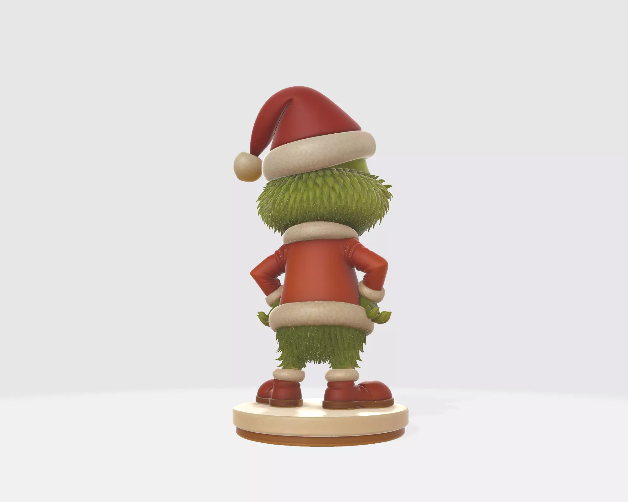 Grinch 3D Print Figure Christmas Decoration Holiday Grinch  3D print model_6