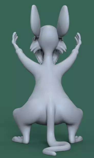 MERLIN AND MIM FROM THE SWORD IN THE STONE-PARTS ADN COMPLETE 3D print model_19