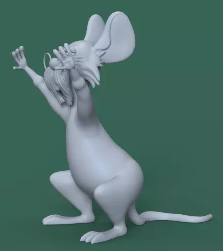 MERLIN AND MIM FROM THE SWORD IN THE STONE-PARTS ADN COMPLETE 3D print model_17
