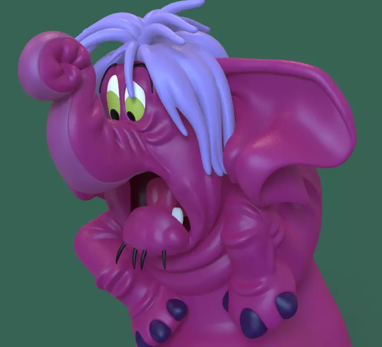 MERLIN AND MIM FROM THE SWORD IN THE STONE-PARTS ADN COMPLETE 3D print model_6