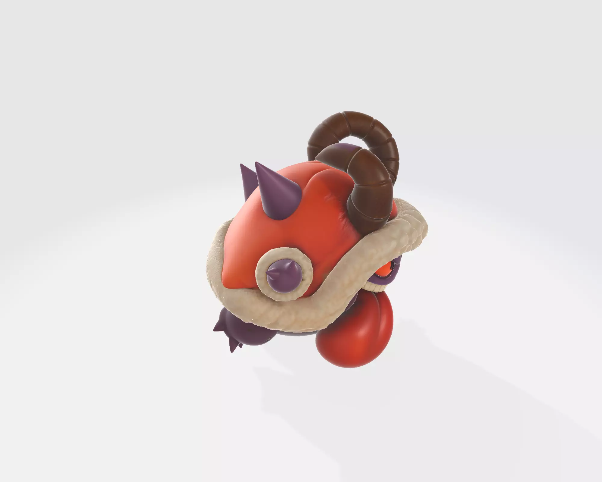 Christmas Gengar Demon Monster Festive Holiday Ghost Creature  3D print model_8