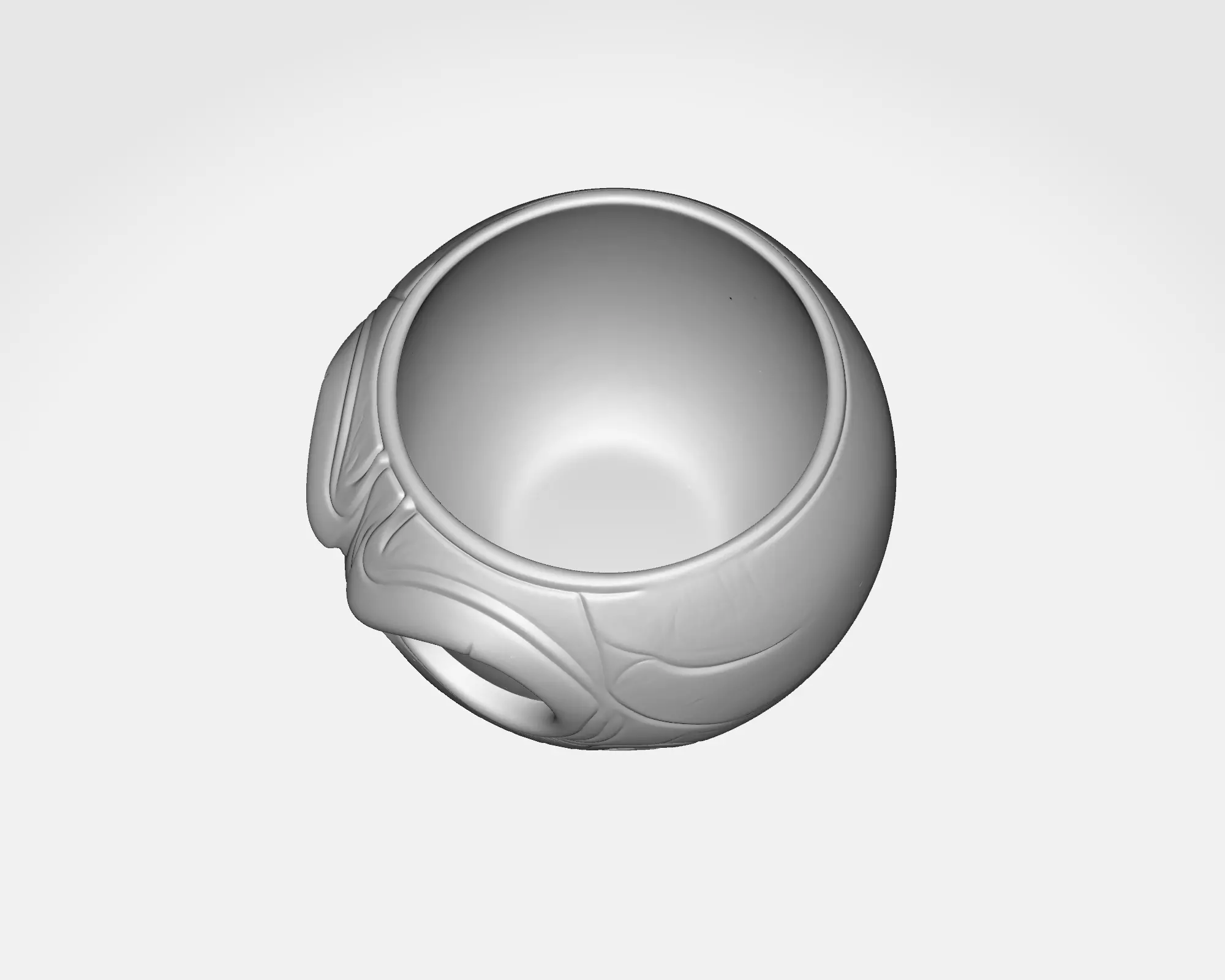 Jack Skull Planter Spooky Halloween Skull Pot Gothic Home 3D print model_2