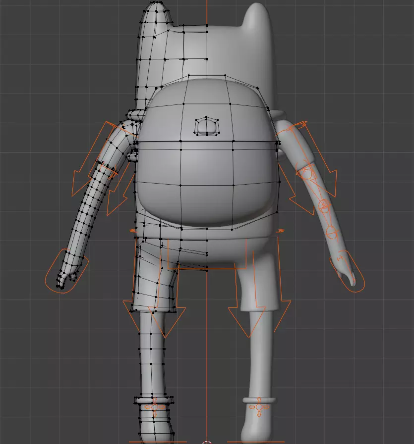 Finn the Human Adventure Time Free low-poly 3D model_3