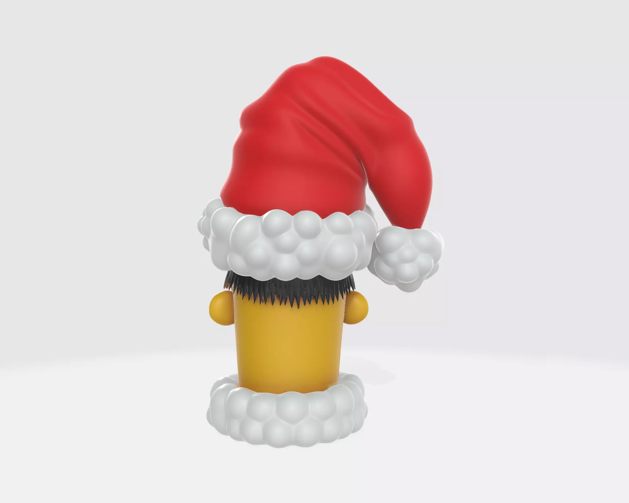 Christmas Cartoon Character Bust Funny Holiday Decoration 3D print model_6