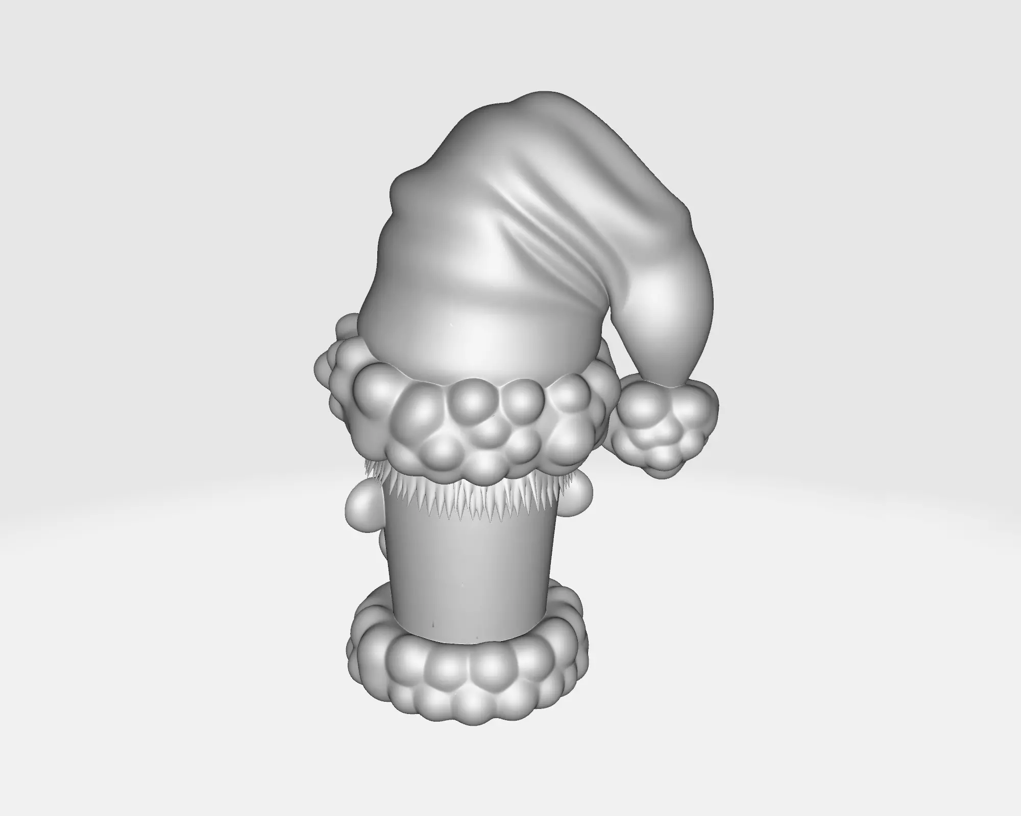 Christmas Cartoon Character Bust Funny Holiday Decoration 3D print model_4