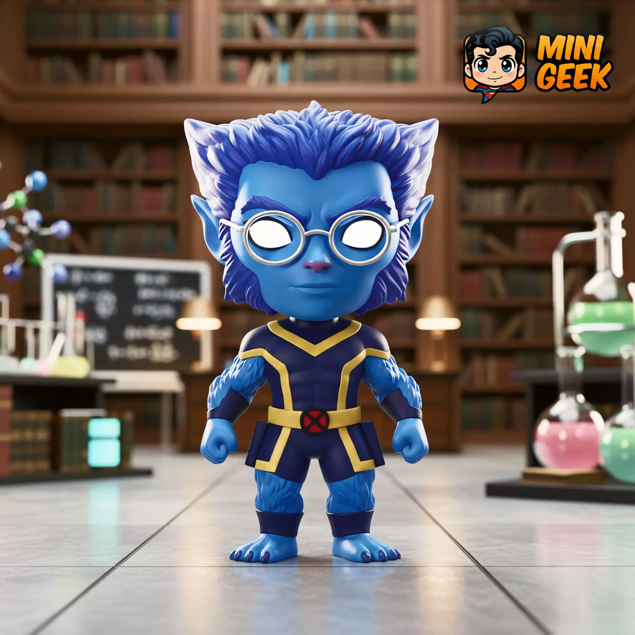 Mini Geek - Beast Chibi Free 3D print model