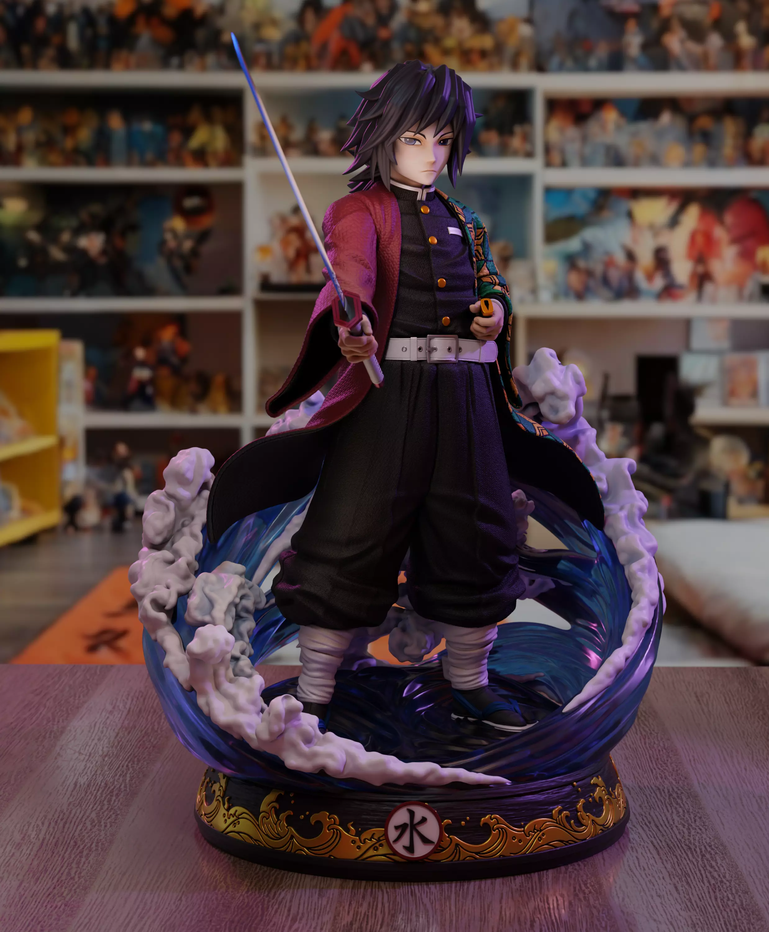 Giyu Tomioka from Demon Slayer 3D print model_0