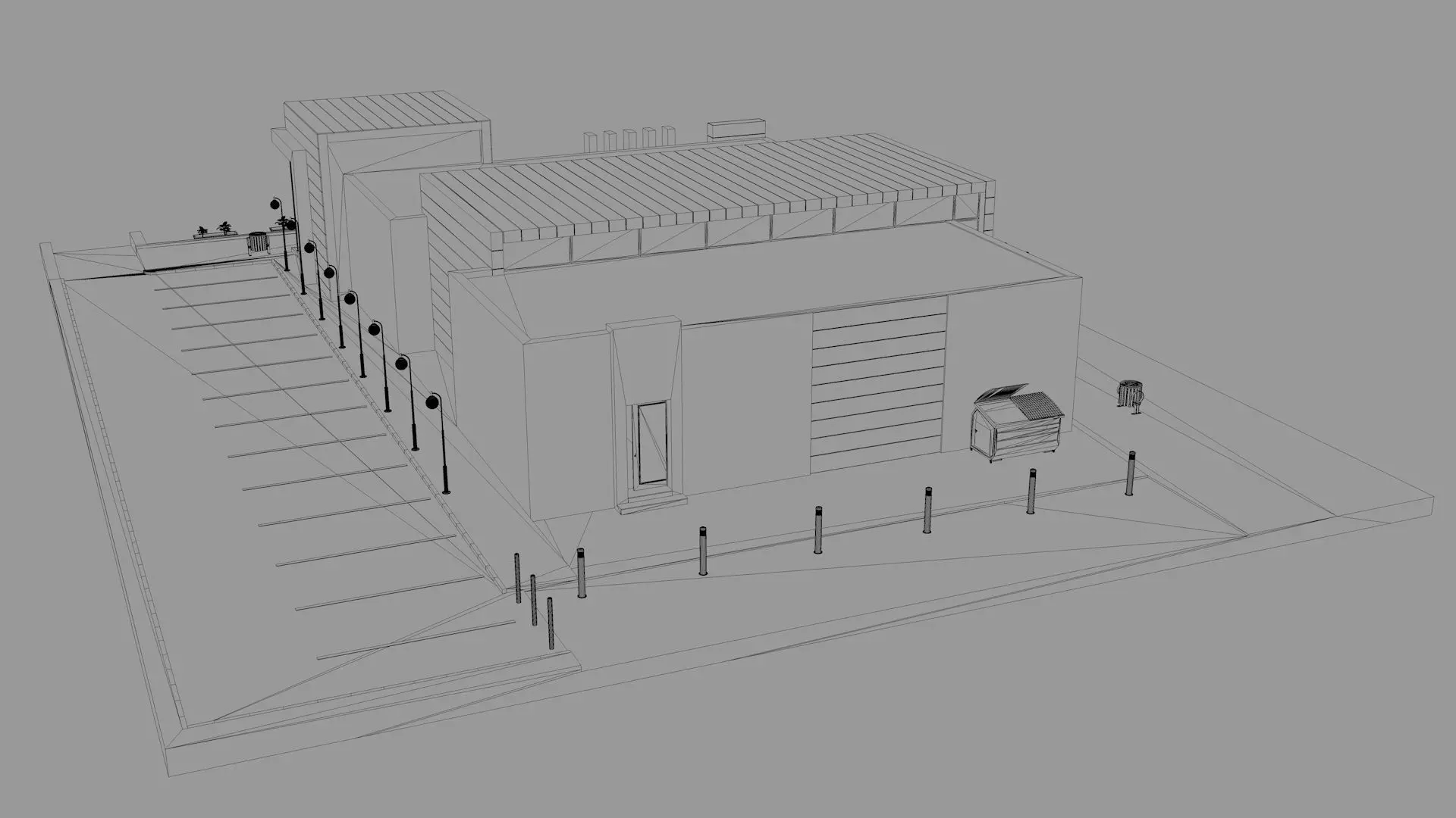 Supermarket Retail Store 3D model_23