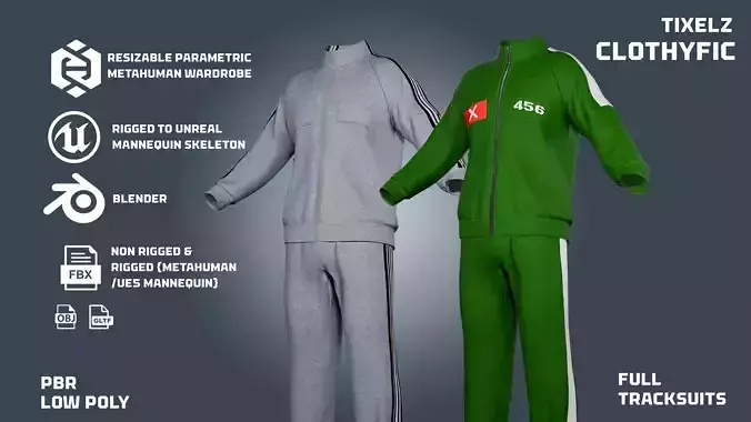 tracksuits sport and squid game - clothyfic full outfits