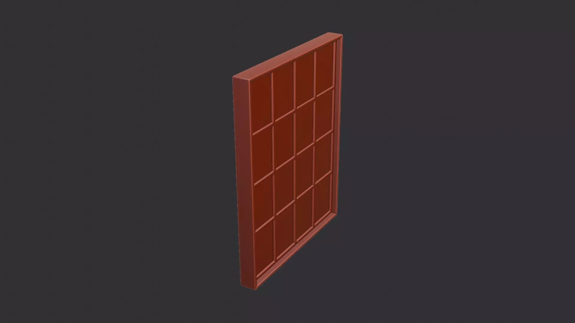Architectural Window Grid Pane Low-poly 3D model_6
