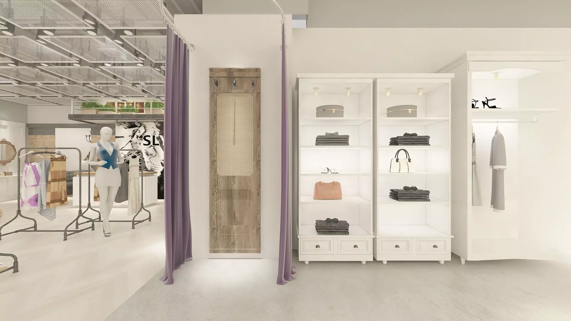 Female Clothing Store 3D model_15