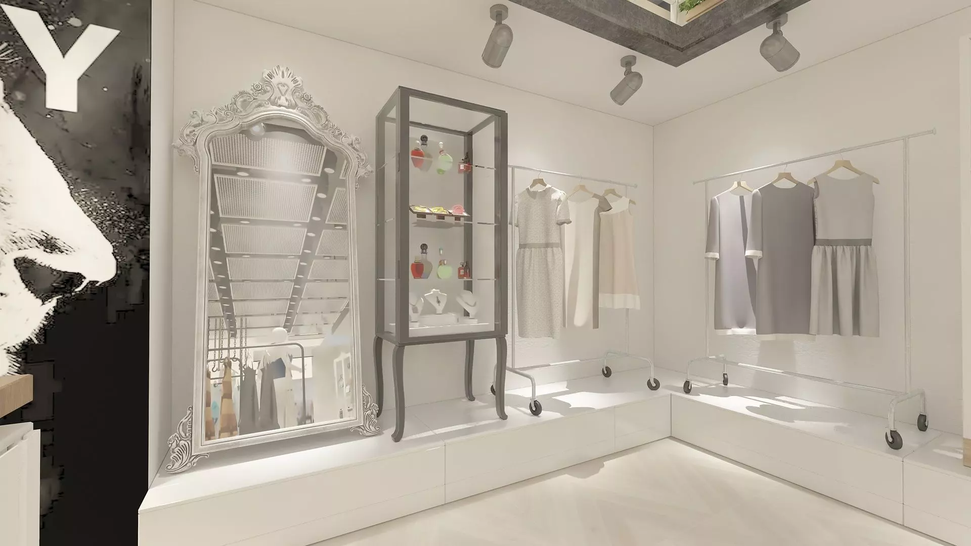 Female Clothing Store 3D model_17