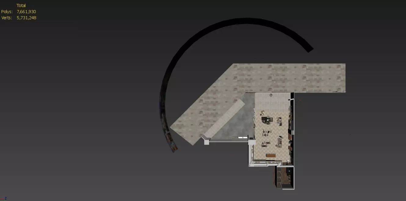 Female Clothing Store 3D model_24